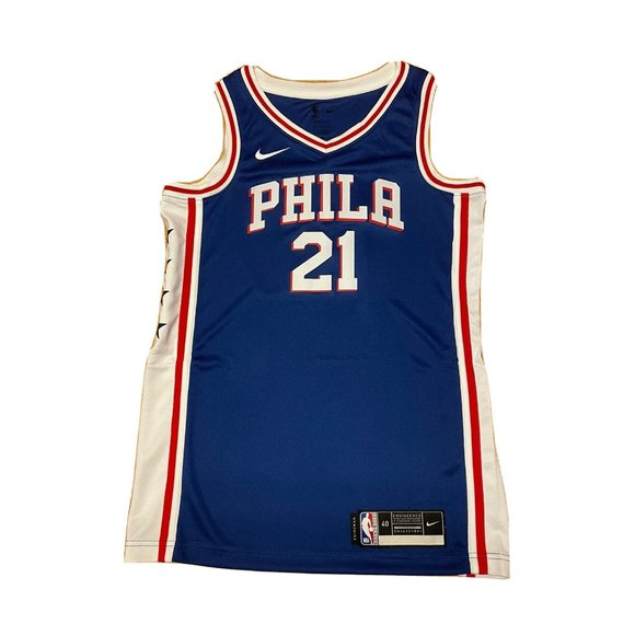 Nike Philadelphia 76ers Joel Embiid Icon Edition 2020 Swingman Jersey Size Small